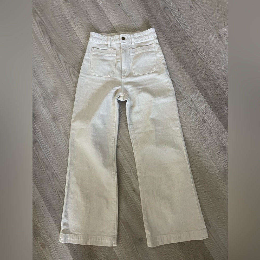 Rollas jeans. Size 26. High rise, wide leg. 27” inseam.  Like new